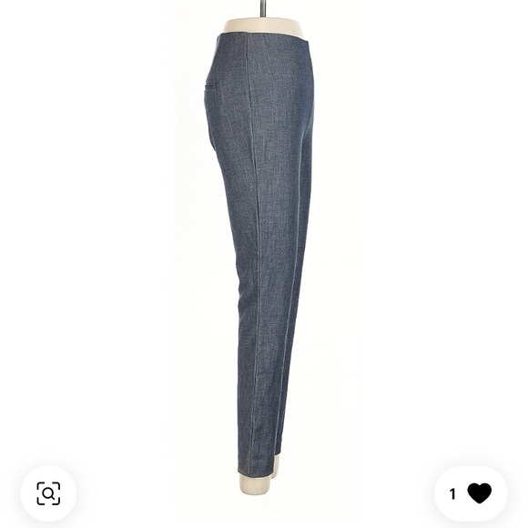 NWT Loft Ann Taylor High Waist Skinny Pants Petite Denim Look - Picture 3 of 11